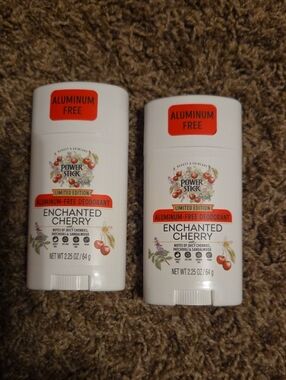 2 Power Stick Enchanted Cherry Aluminum-Free Deodorant